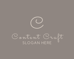 Beauty Cursive Boutique logo design