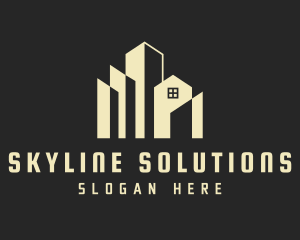 City Building Skyline logo design