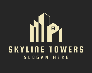 City Building Skyline logo design