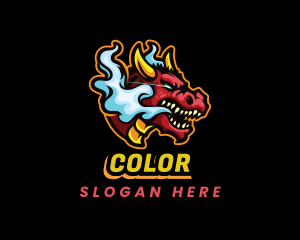 Cigar - Dragon Smoke Gaming logo design