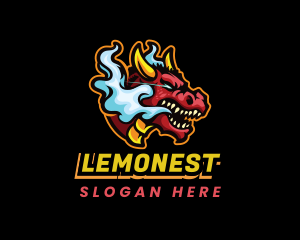 Vape - Dragon Smoke Gaming logo design