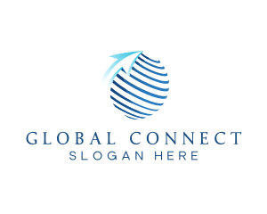 Global Courier Company logo design