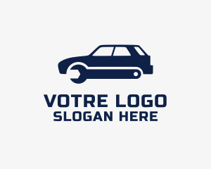 Workshop - Automotive Mechanic Wrench logo design