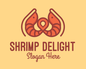 Shrimp Restaurant Location logo design