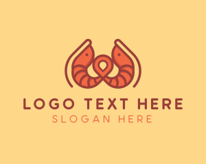 Gourmet - Shrimp Restaurant Location logo design