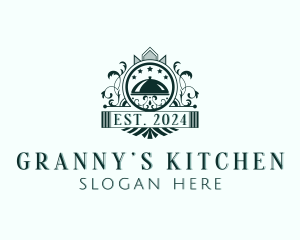 Kitchen Restaurant Cutlery logo design