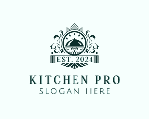 Kitchen Restaurant Cutlery logo design