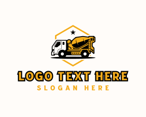 Labor - Truck Cement Concrete logo design