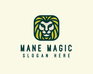 Mane - Wild Lion Safari logo design