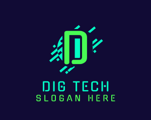 Neon Network Tech logo design