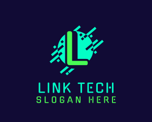 Neon Network Tech logo design