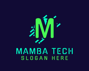 Neon Network Tech logo design