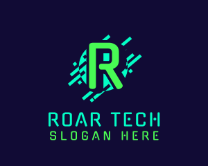 Neon Network Tech logo design