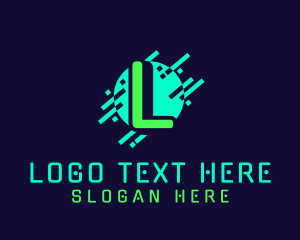 Programming - Neon Network Tech logo design