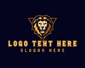 Hunter - Animal Lion Gaming logo design