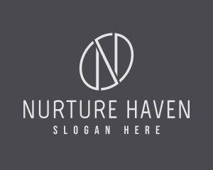 Oval Business Firm  logo design