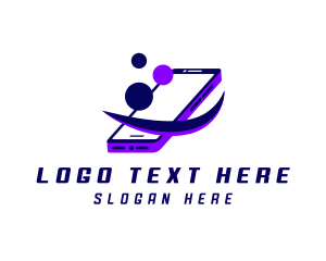 Application - Cellphone Phone Gadget logo design