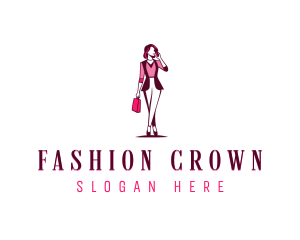 Stylish Fashion Woman logo design