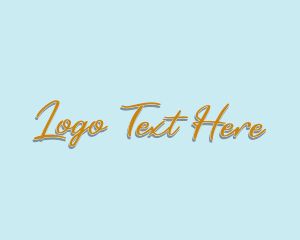 Crafting - Classic Retro Business logo design