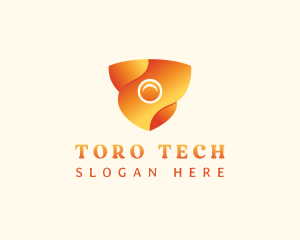 Shield Tech Security logo design