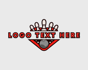 Athletic - Bowling Sports League logo design