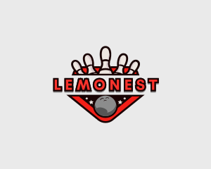 Bowling Sports League Logo