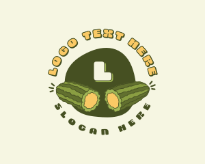 Farming - Bitter Gourd Fruit logo design