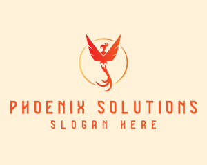 Phoenix - Mythical Creature Phoenix logo design
