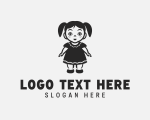Kindergarten - Doll Toy Kindergarten logo design