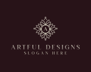 Luxury Floral Salon logo design