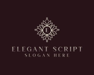 Luxury Floral Salon logo design