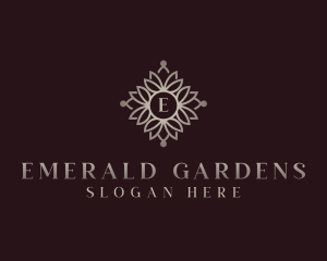 Luxury Floral Salon logo design