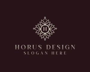 Luxury Floral Salon logo design