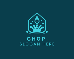 House Droplet Cleaning  Logo