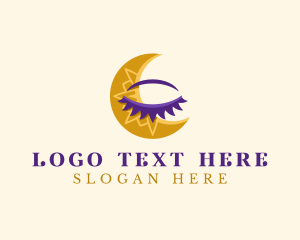 Cosmic - Moon Eye Dream logo design