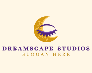 Dream - Moon Eye Dream logo design