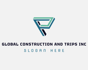 Internet - Modern Geometric Software logo design