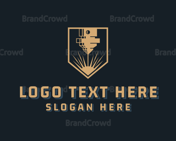 Laser Engrave Machine Logo