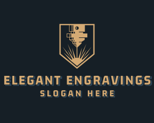 Laser Engrave Machine logo design