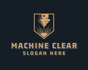 Laser Engrave Machine logo design