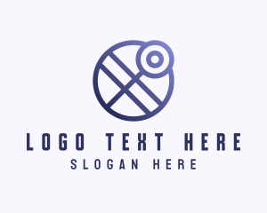 Geometric Letter O Logo