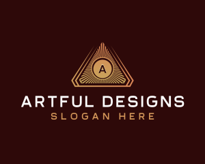 Luxury Triangle Boutique logo design