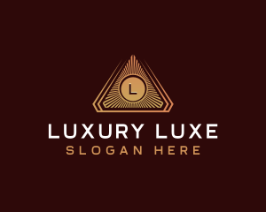 Luxury Triangle Boutique logo design