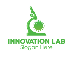 Laboratory - Microscopic Virus Laboratory logo design