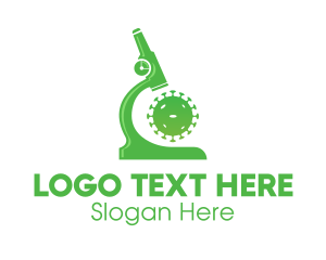 Scientific - Microscopic Virus Laboratory logo design