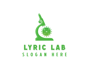 Microscopic Virus Laboratory logo design