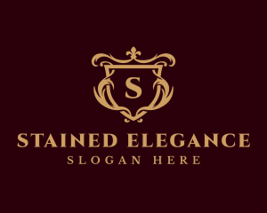 Elegant Royal Shield logo design