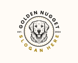 Golden Retriever Dog logo design