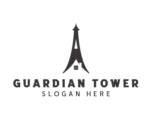 Real Estate House Tower logo design