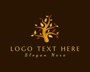 Autumn - Autumn Tree Garden logo design